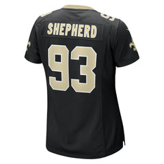 Nathan Shepherd New Orleans Saints Women's Game Jersey Black | Nike for Sale