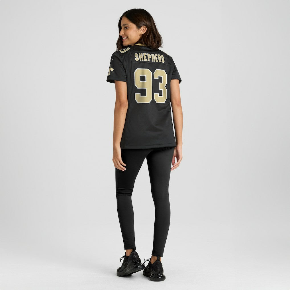 Nathan Shepherd New Orleans Saints Women's Game Jersey Black | Nike for Sale