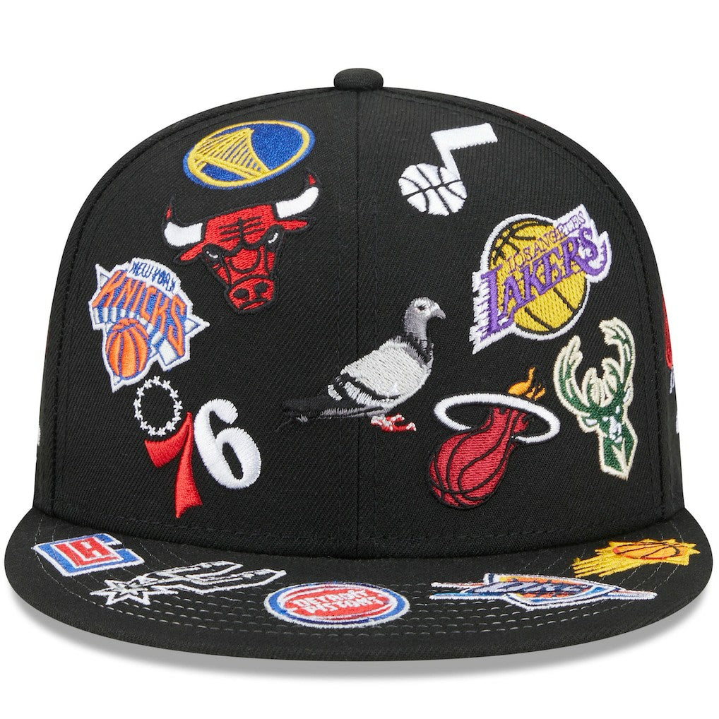 NBA x Staple 59FIFTY Fitted Hat Black - NBA