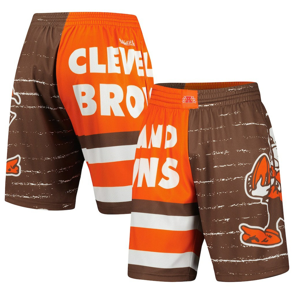 Cleveland Browns Jumbotron 3.0 Shorts Brown | Mitchell & Ness