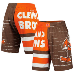 Cleveland Browns Jumbotron 3.0 Shorts Brown | Mitchell & Ness