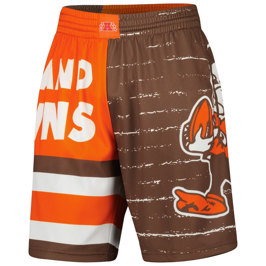 Cleveland Browns Jumbotron 3.0 Shorts Brown | Mitchell & Ness