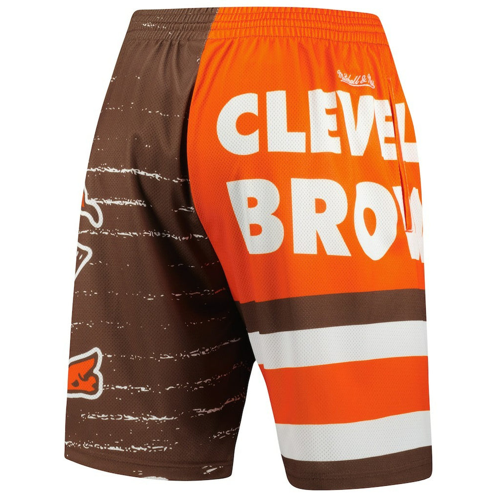 Cleveland Browns Jumbotron 3.0 Shorts Brown | Mitchell & Ness