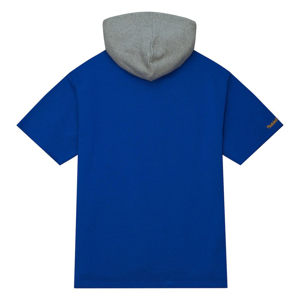 Los Angeles Rams Postgame Short Sleeve Hoodie Royal | Mitchell & Ness