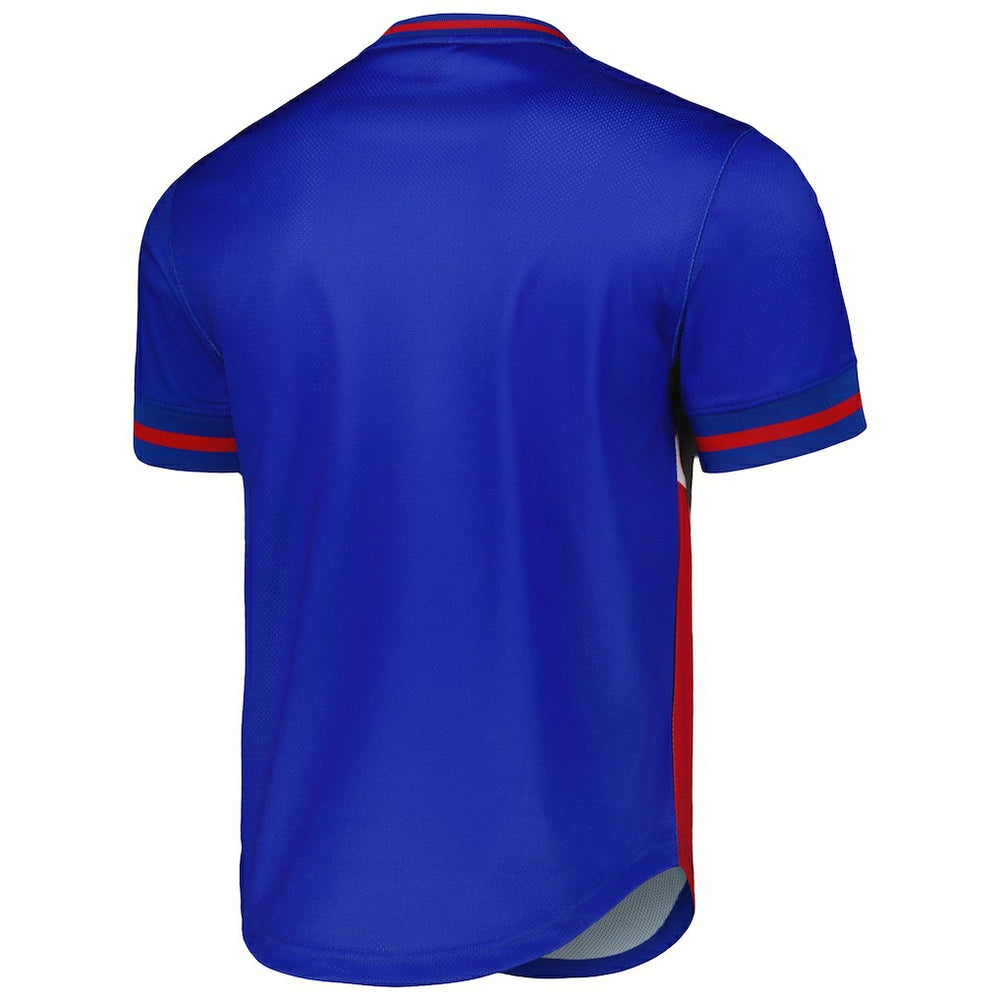 Buffalo Bills Jumbotron 3.0 Mesh V-Neck T-Shirt Royal | Mitchell & Ness