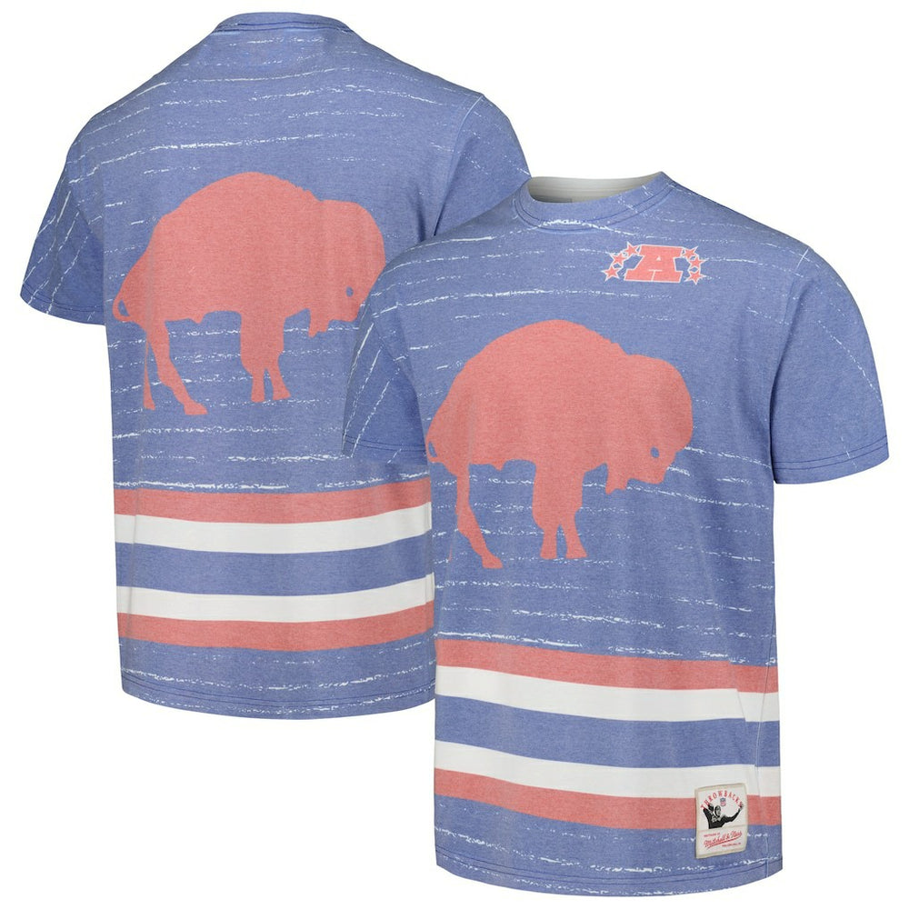 Buffalo Bills Jumbotron 3.0 T-Shirt Royal | Mitchell & Ness