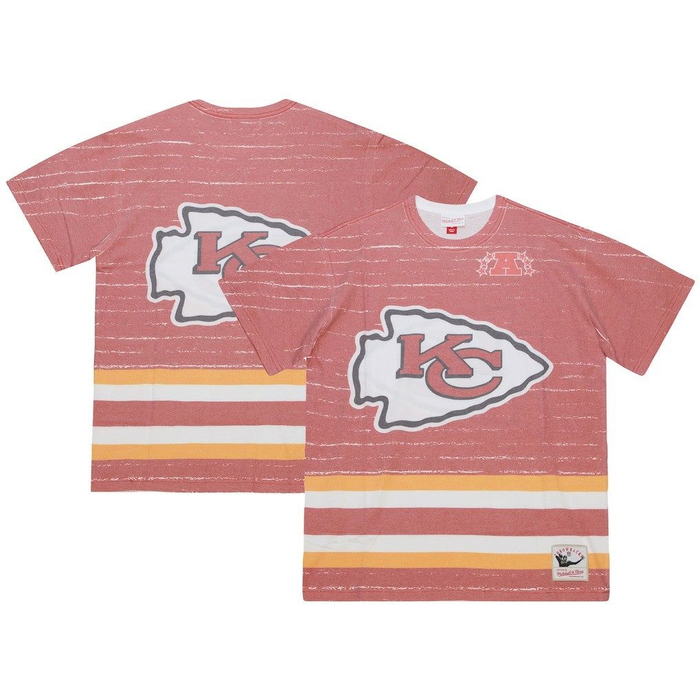 Kansas City Chiefs Jumbotron 3.0 T-Shirt Red | Mitchell & Ness