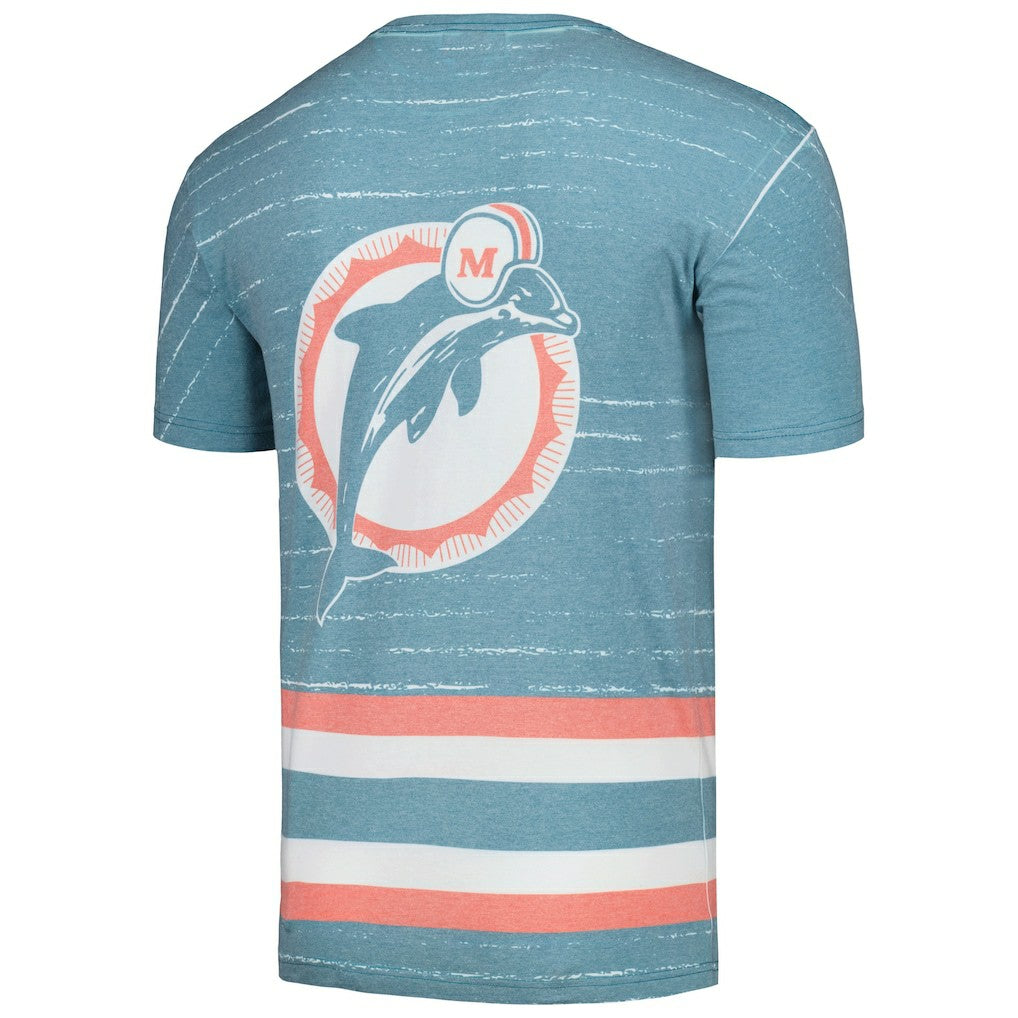 Miami Dolphins Jumbotron 3.0 T-Shirt Aqua | Mitchell & Ness