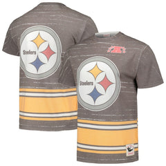 Pittsburgh Steelers Jumbotron 3.0 T-Shirt Black | Mitchell & Ness