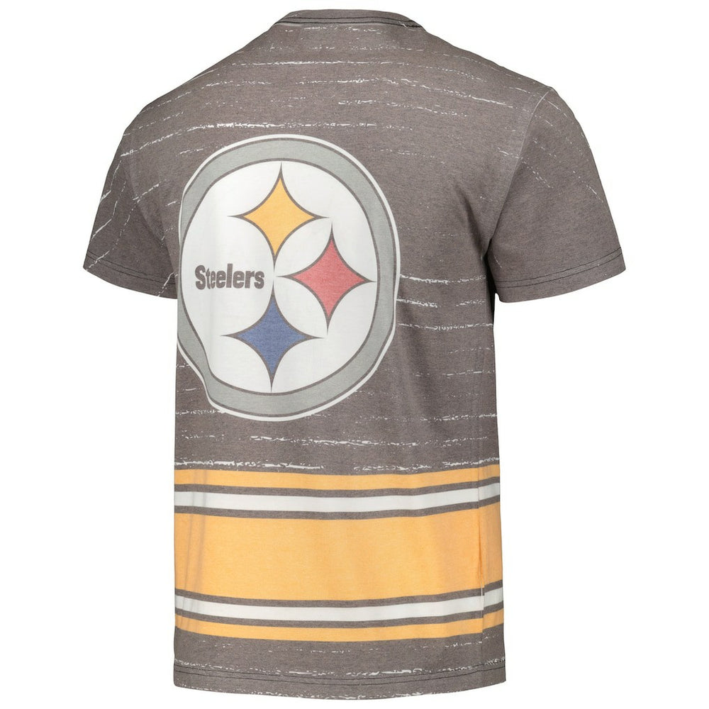 Pittsburgh Steelers Jumbotron 3.0 T-Shirt Black | Mitchell & Ness