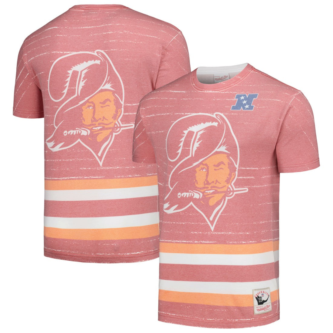 Tampa Bay Buccaneers Jumbotron 3.0 T-Shirt Red | Mitchell & Ness