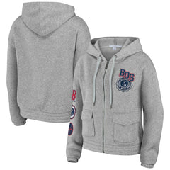 Boston Red Sox WEAR by Erin Andrews Women's Full-Zip Hoodie - MLB