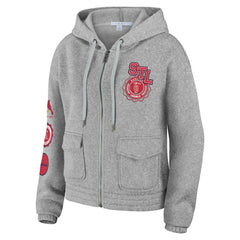 St. Louis Cardinals WEAR by Erin Andrews Women's Full-Zip Hoodie - MLB