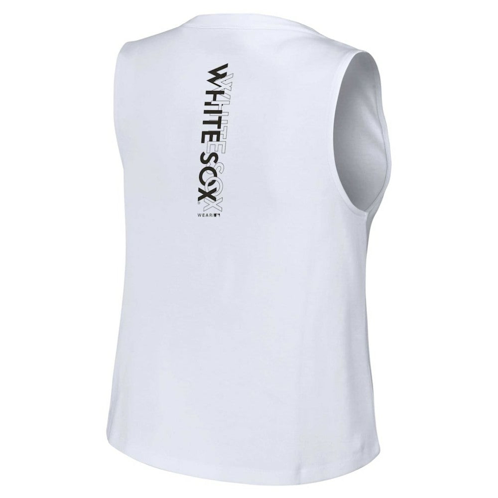 Chicago White Sox WEAR by Erin Andrews Women's Lace-Up Tank Top - MLB
