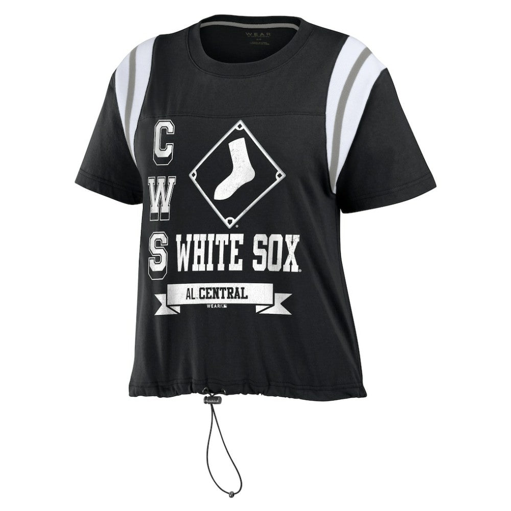 Chicago White Sox WEAR by Erin Andrews Women's Cinched Colorblock T-Shirt - MLB