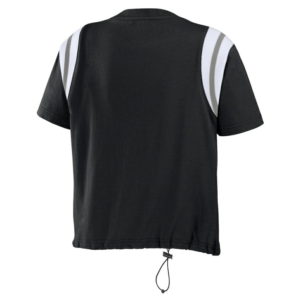 Chicago White Sox WEAR by Erin Andrews Women's Cinched Colorblock T-Shirt - MLB