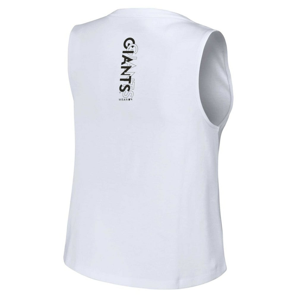 San Francisco Giants WEAR by Erin Andrews Women's Lace-Up Tank Top - MLB