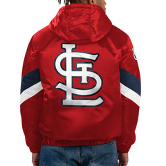 St. Louis Cardinals Starter Force Play II Half-Zip Hooded Jacket - MLB