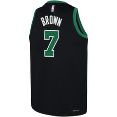 Jaylen Brown Boston Celtics Jordan Brand Youth Swingman Jersey Statement Edition Black - NBA