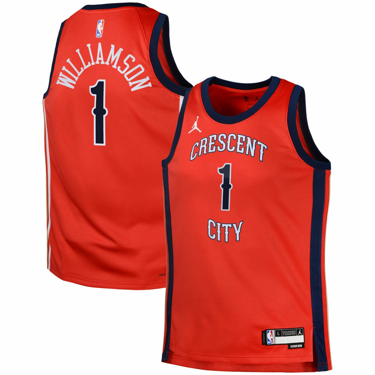 Zion Williamson New Orleans Pelicans Jordan Brand Swingman Jersey Statement Red - NBA