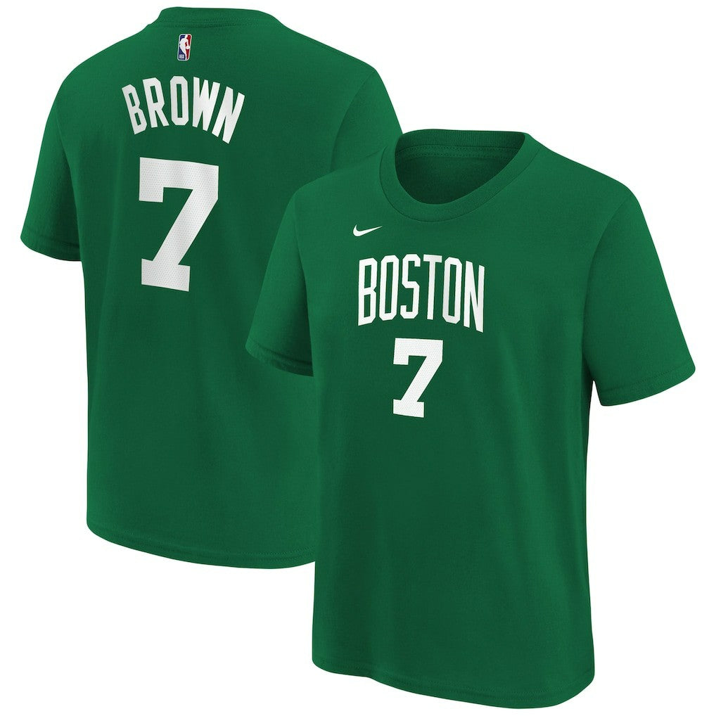 Jaylen Brown Boston Celtics Youth Icon Name & Number T-Shirt Kelly Green - NBA