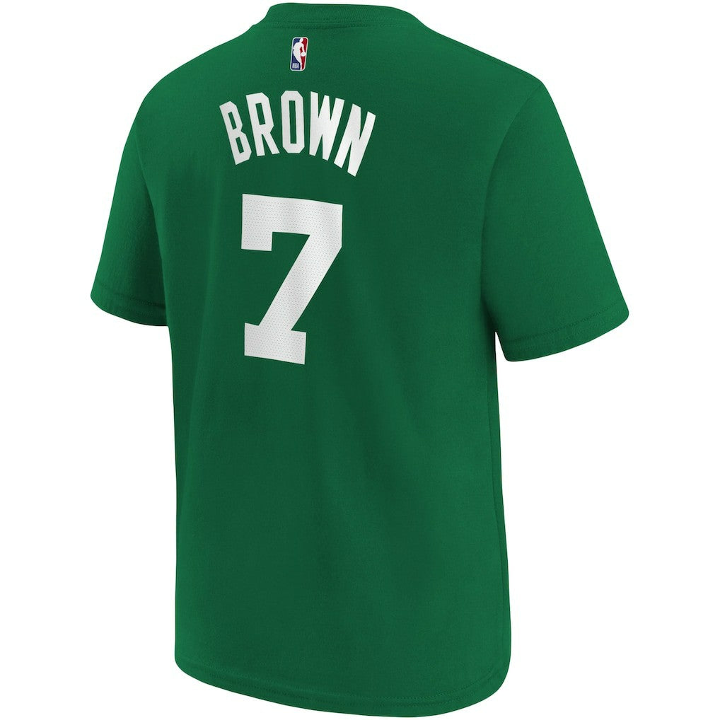 Jaylen Brown Boston Celtics Youth Icon Name & Number T-Shirt Kelly Green - NBA