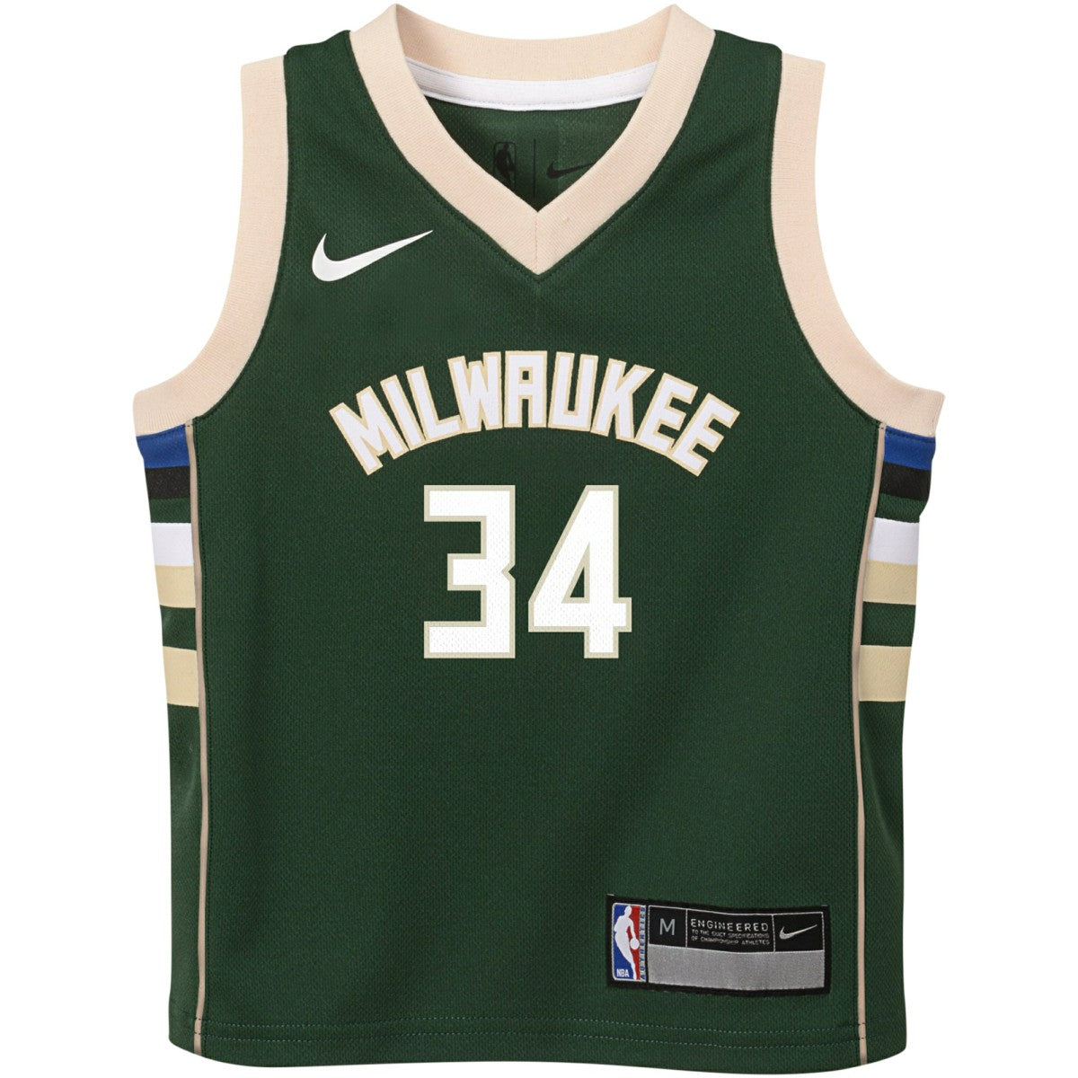 Giannis Antetokounmpo Milwaukee Bucks Preschool Swingman Player Jersey Icon Edition Hunter Green - NBA