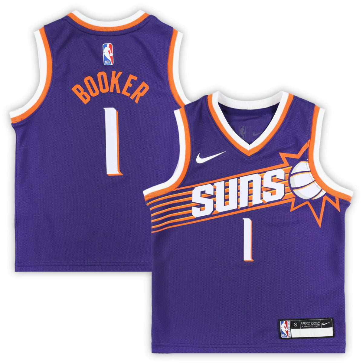 Devin Booker Phoenix Suns Preschool Swingman Player Jersey Icon Edition Purple - NBA