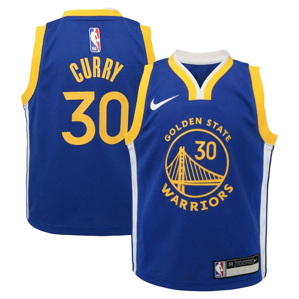 Stephen Curry Golden State Warriors Preschool Dri-FIT Swingman Player Jersey Icon Editi- Royal - NBA