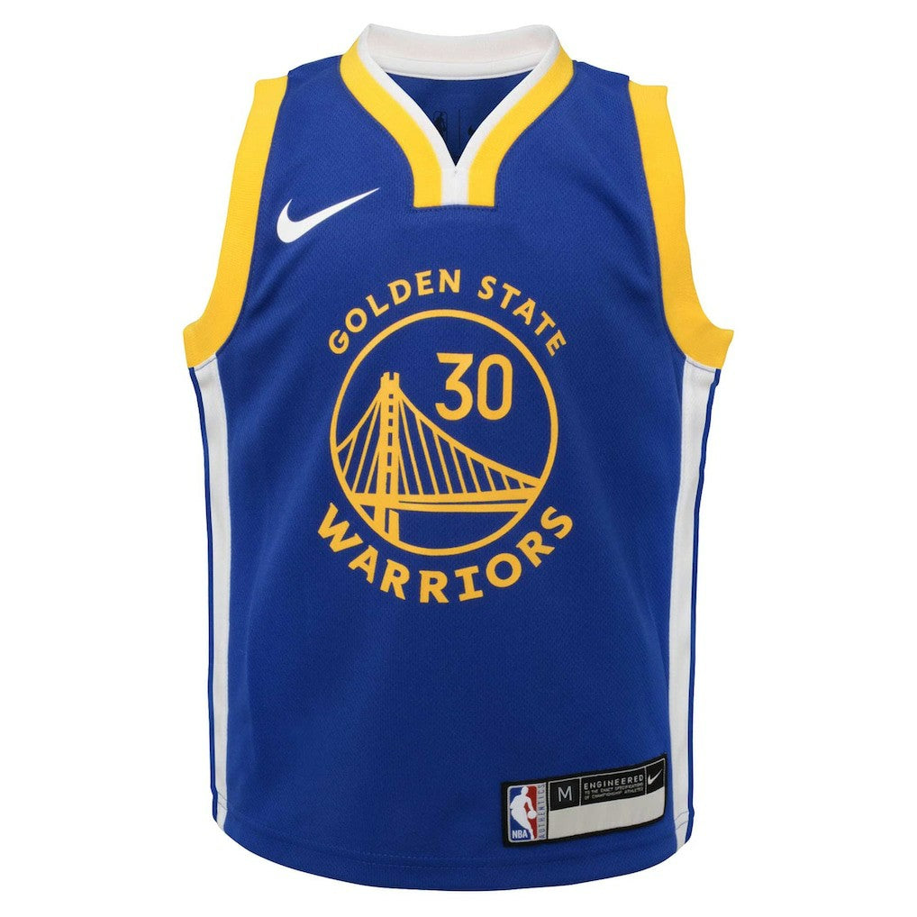 Stephen Curry Golden State Warriors Preschool Dri-FIT Swingman Player Jersey Icon Editi- Royal - NBA