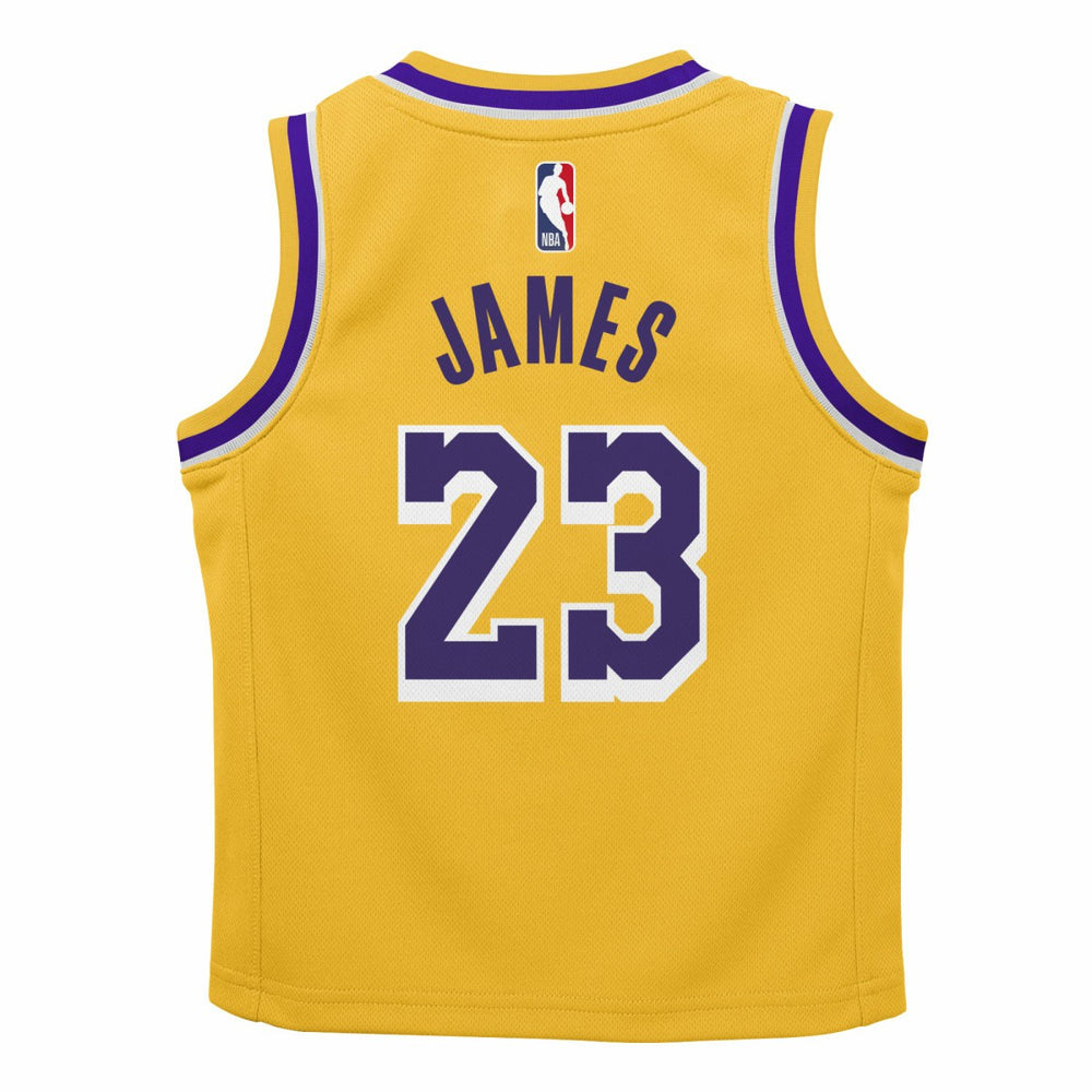 LeBron James Los Angeles Lakers Preschool Dri-FIT Swingman Player Jersey Icon Edition Gold - NBA