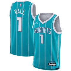 LaMelo Ball Charlotte Hornets Youth Swingman Jersey Icon Edition Teal - NBA