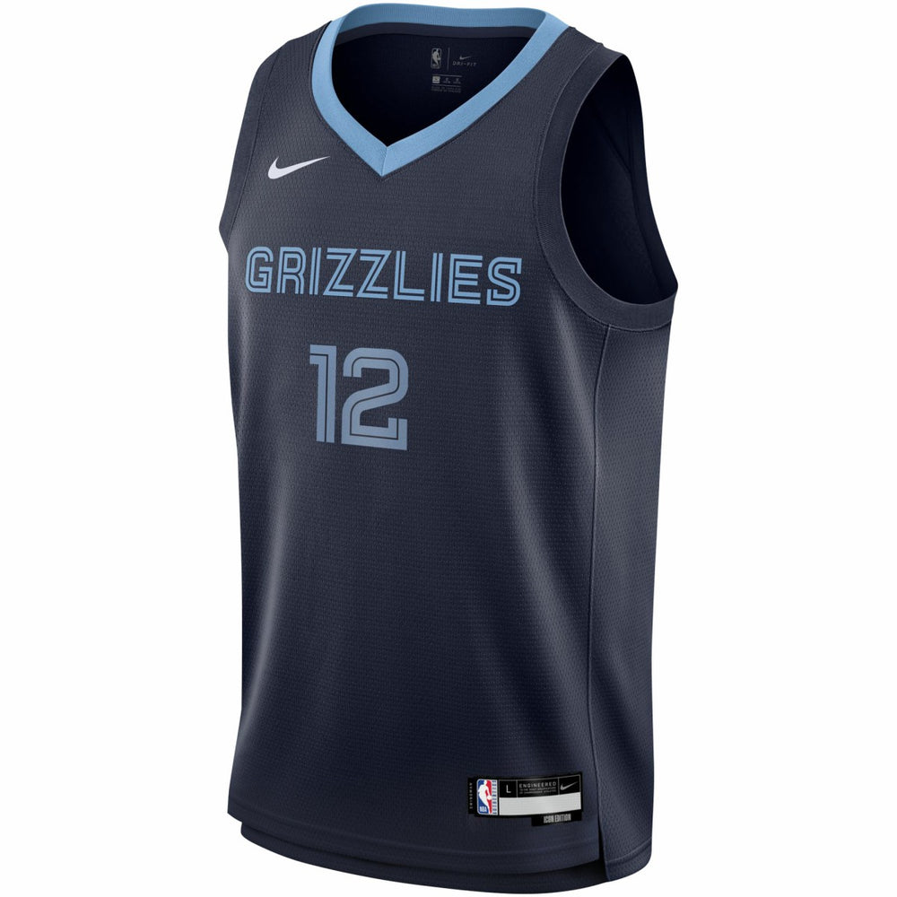Ja Morant Memphis Grizzlies Youth Swingman Jersey Icon Edition Navy - NBA