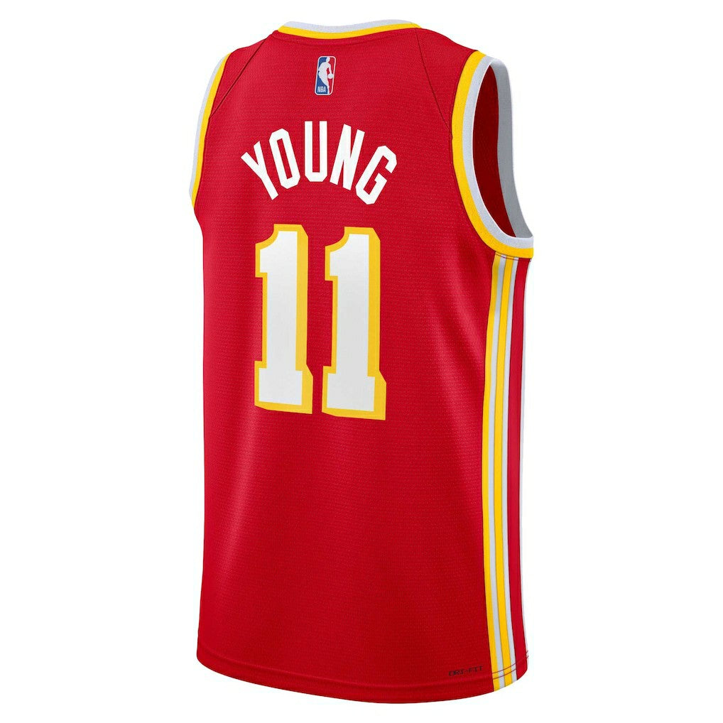 Trae Young Atlanta Hawks Youth Swingman Jersey Icon Edition Red - NBA