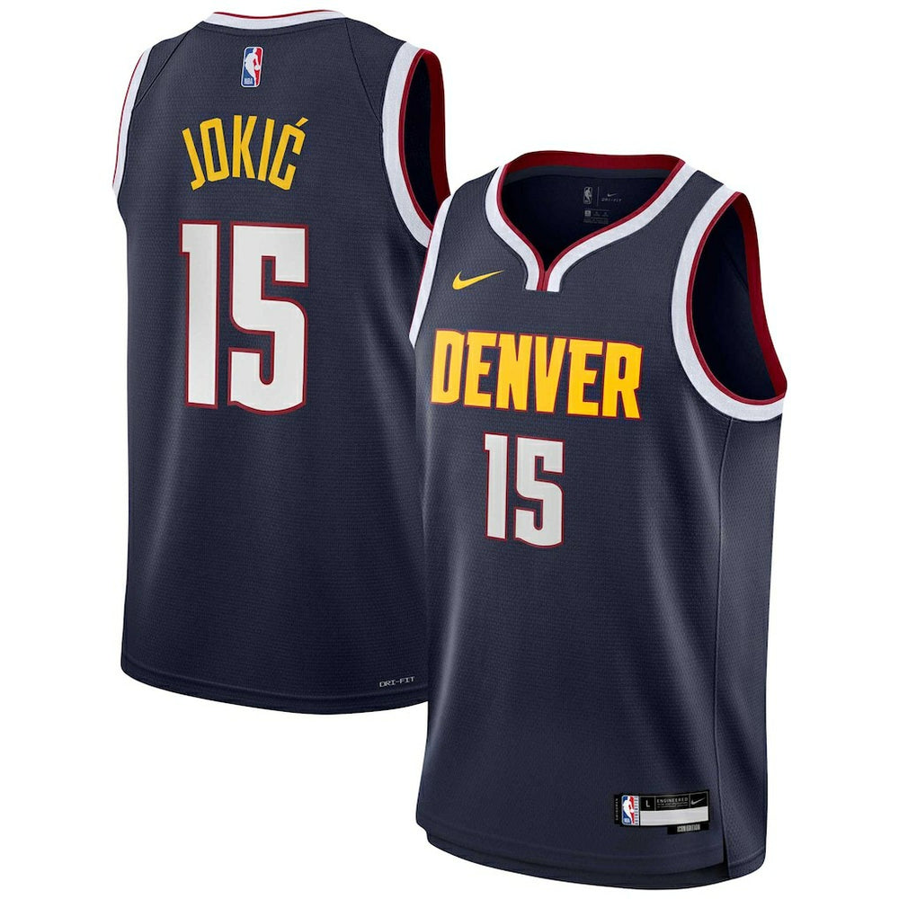 Nikola Jokic Denver Nuggets Youth Swingman Jersey Icon Editi- Navy - NBA