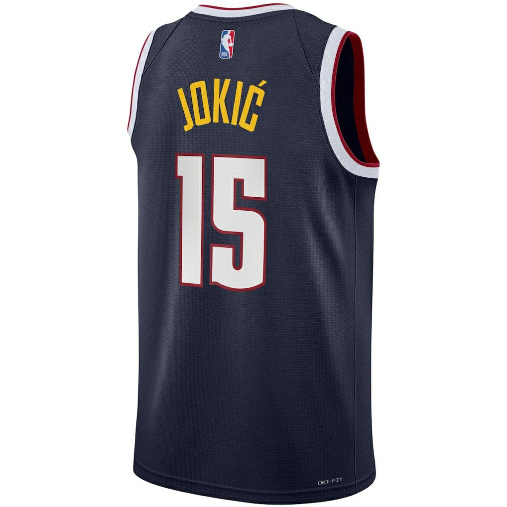 Nikola Jokic Denver Nuggets Youth Swingman Jersey Icon Editi- Navy - NBA