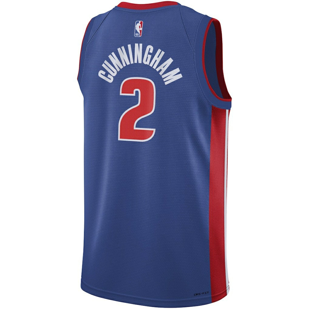 Cade Cunningham Detroit Pistons Youth Swingman Jersey Icon Editi- Blue - NBA