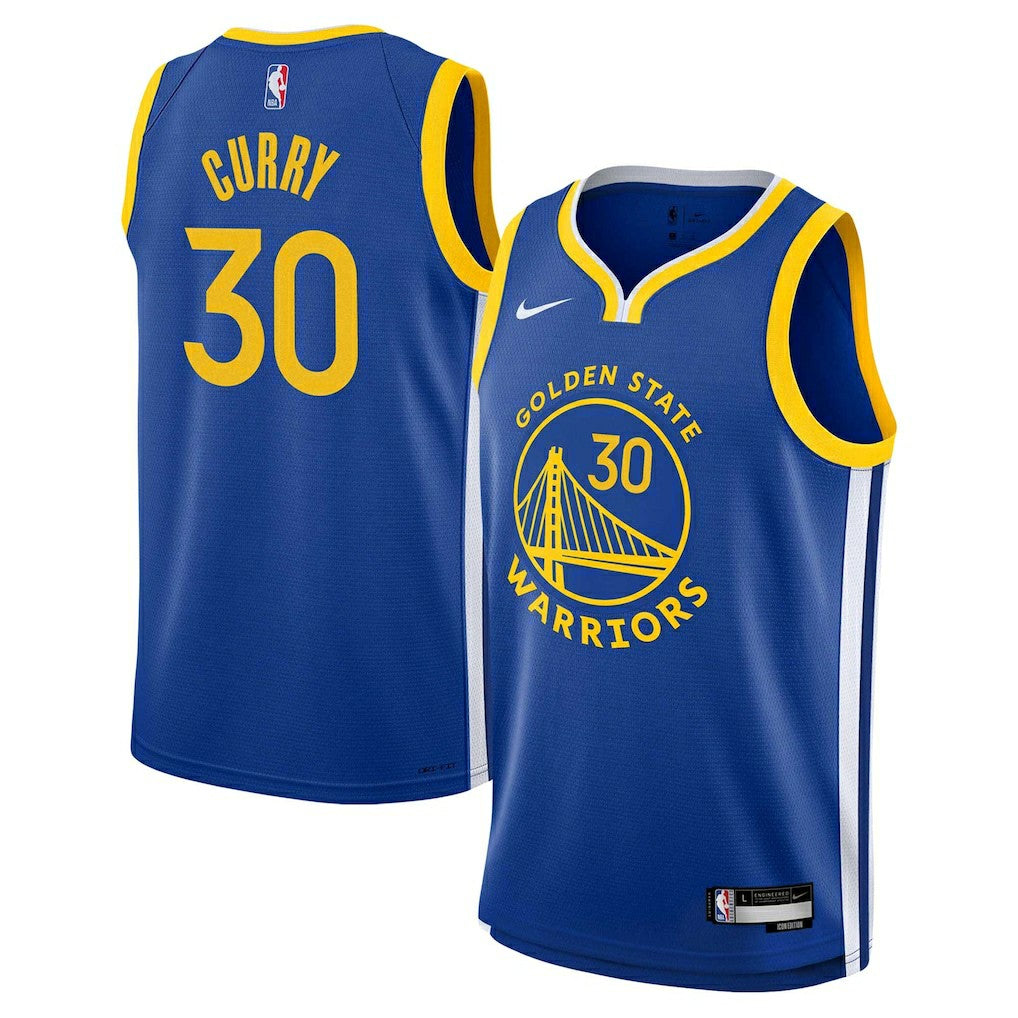 Stephen Curry Golden State Warriors Youth Swingman Jersey Icon Editi- Royal - NBA