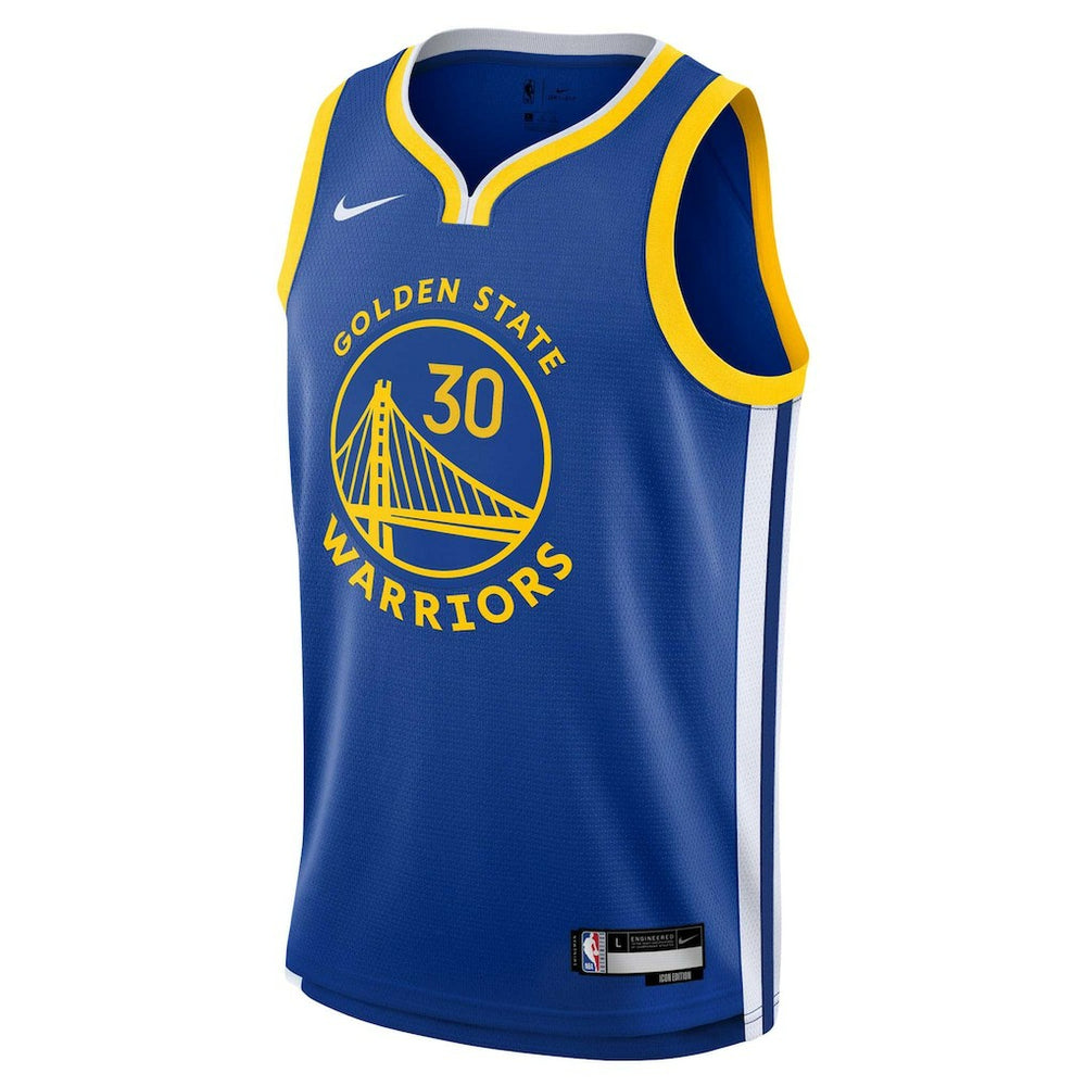 Stephen Curry Golden State Warriors Youth Swingman Jersey Icon Editi- Royal - NBA