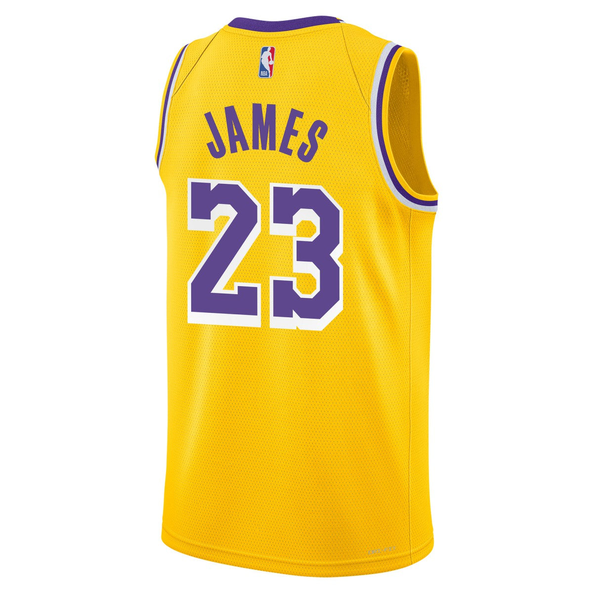 LeBron James Los Angeles Lakers Youth Swingman Jersey Icon Edition Gold - NBA