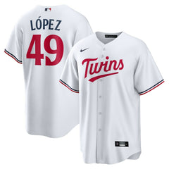 Pablo López Minnesota Twins Nike Home  Replica Player Jersey - MLB