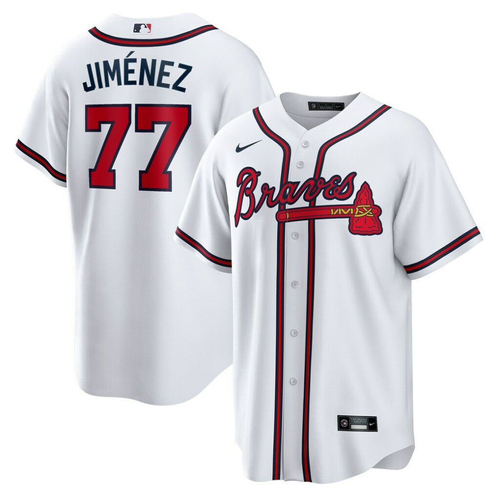Joe Jiménez Atlanta Braves Nike Home  Replica Player Jersey - MLB