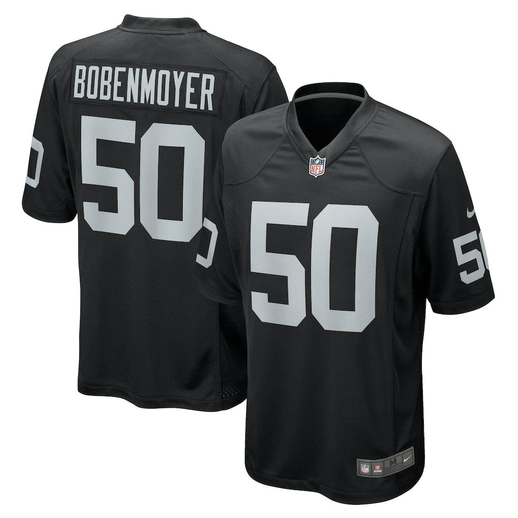 Jacob Bobenmoyer Las Vegas Raiders Game Player Jersey Black | Nike for Sale