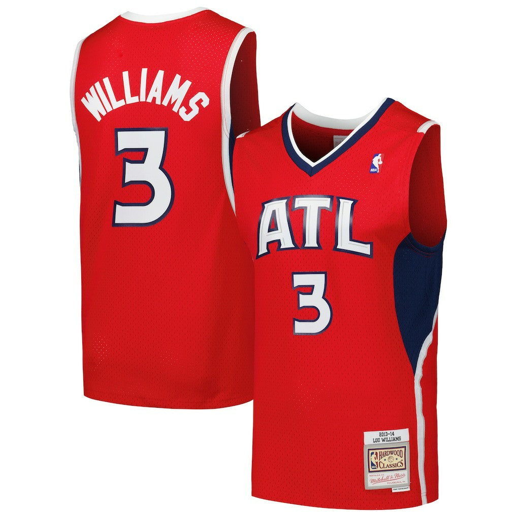 Lou Williams Atlanta Hawks 2013/14 Hardwood Classics Swingman Jersey Red - NBA