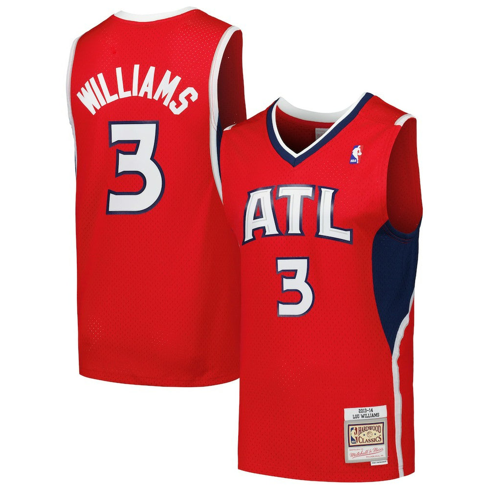 Lou Williams Atlanta Hawks 2013/14 Hardwood Classics Swingman Jersey Red - NBA