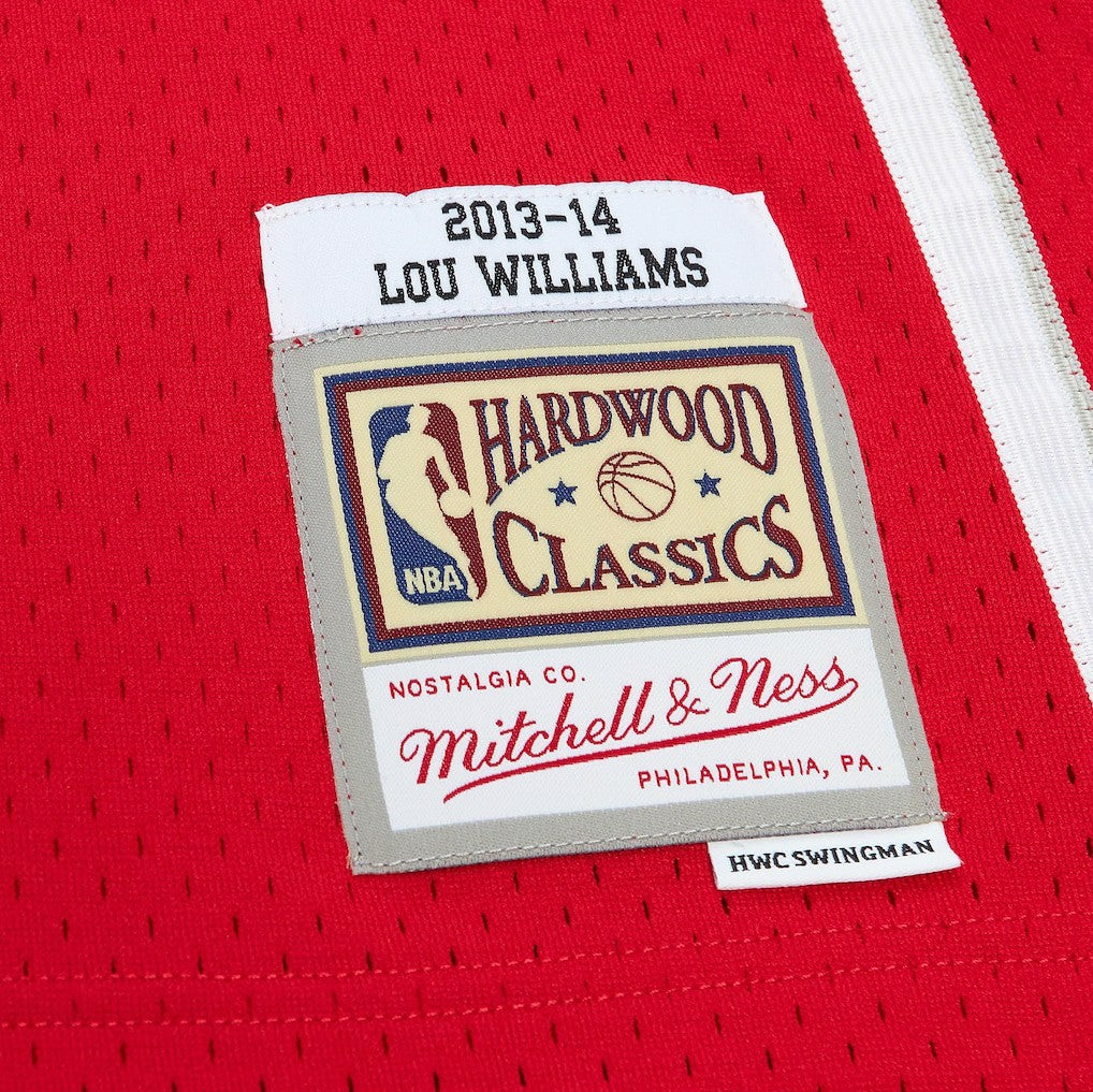 Lou Williams Atlanta Hawks 2013/14 Hardwood Classics Swingman Jersey Red - NBA