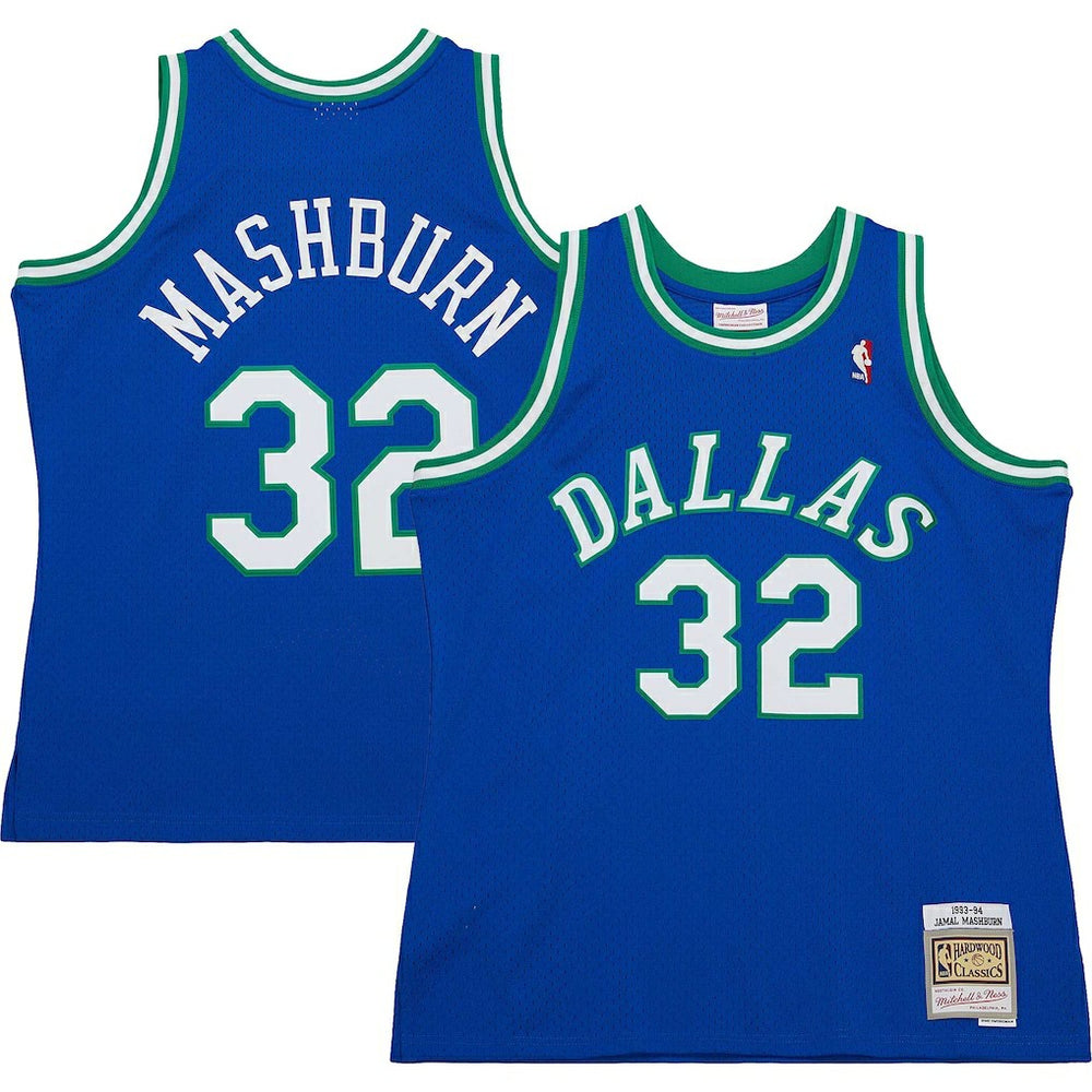 Jamal Mashburn Dallas Mavericks 1993/94 Hardwood Classics Swingman Jersey Blue - NBA