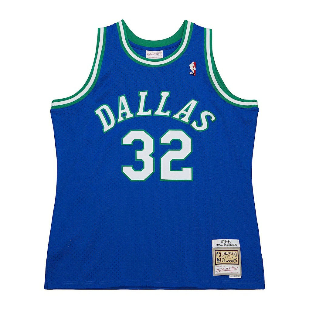 Jamal Mashburn Dallas Mavericks 1993/94 Hardwood Classics Swingman Jersey Blue - NBA