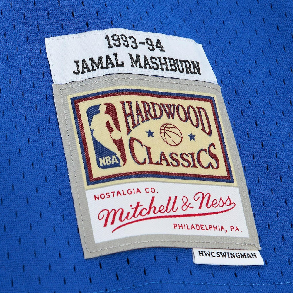 Jamal Mashburn Dallas Mavericks 1993/94 Hardwood Classics Swingman Jersey Blue - NBA