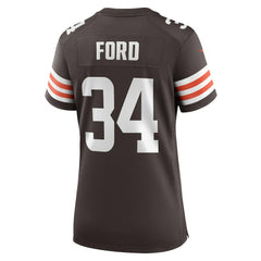 Jerome Ford Cleveland Browns Women's Game Player Jersey Brown | Nike for Sale